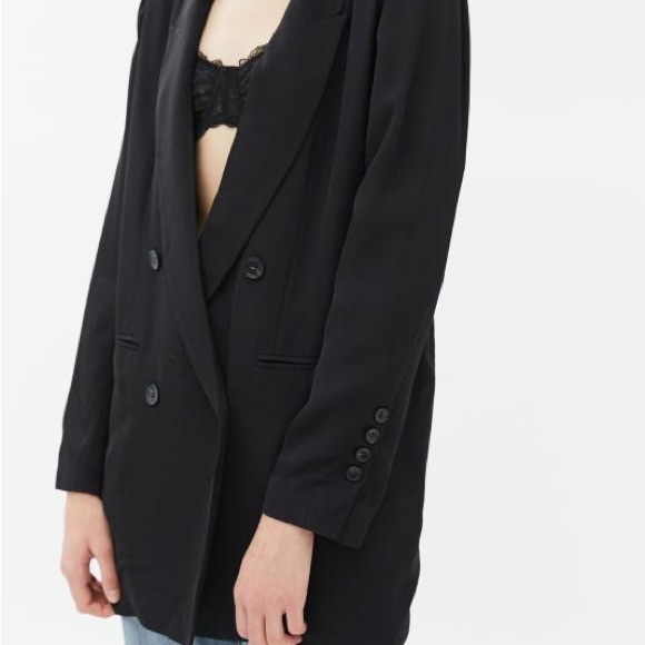 Urban Outfitters Just Female Monika Black Oversized Blazer - Picture 4 of 4